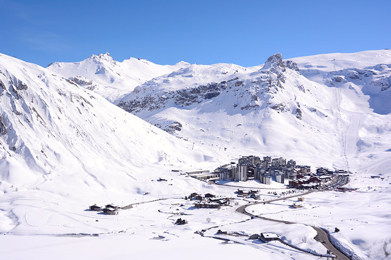 tignes neige décembre
