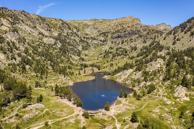 paysage de montagne - lac achard